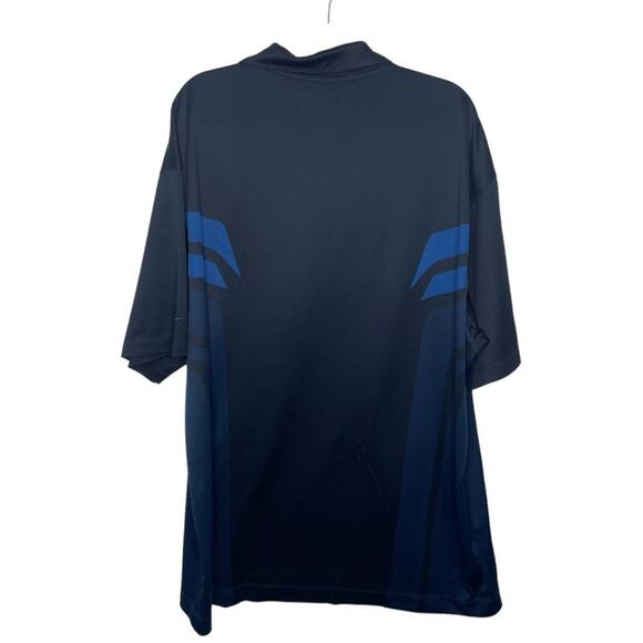 Nike Mens Shirt Sz XL Blue Fit Dry Athletic Short Sleeve Polo Collared Pullover - Picture 2 of 12